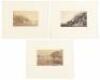 Three albumen photographs of views around San Francisco Cliff House