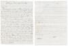 Three original manuscript letters and one accompanying manuscript document on the defense of the northernmost Spanish territories of New Spain against the United States and the indigenous Apache and Comanche people - 4