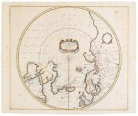 Poli Arctici, et Circumtacentium Terrarum Descriptio Novissima