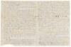 Letter from Craven P. Hester, in San Jose, California, to George Grundy Dunn in Indiana, regarding Hester's financial affairs in Indiana, and events in California - 2