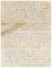 Letter from Craven P. Hester, in San Jose, California, to George Grundy Dunn in Indiana, regarding Hester's financial affairs in Indiana, and events in California - 3