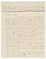 Political letter by Luman Reed’s son-in-law and overseer of his farsighted New York Picture Gallery