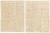 Three letters from Alabama plantation agent who was a founder of Madera County - 3
