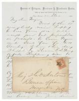 Letter about the end of the Freedman's Bureau