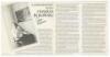 Barfly promotional brochure signed by Charles Bukowski - 4
