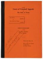 In the Court of Criminal Appeals of The State of Texas. Jack Ruby, Appellant, vs The State of Texas Appellee. Amicus Curiae Brief for Jack Ruby, Defendant and Appellant.