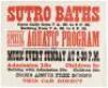 Seven lithographed posters for swimming at Sutro Baths in San Francisco - 7