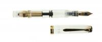 M200 Demonstrator Fountain Pen with Engraved Pen Parts