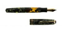 No. 246 Marbled Green Celluloid Fountain Pen, Danish