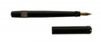 No. 2F Rouge et Noir Black Hard Rubber Safety Fountain Pen