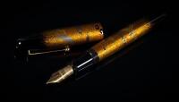 Emperor Kisshomon "Birds in Flight" Limited Production Maki-e Fountain Pen * Rare