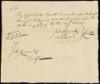 Manuscript Document Signed, August 23rd 1777