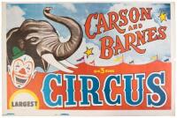 Carson and Barnes Big 3 Ring Largest Circus