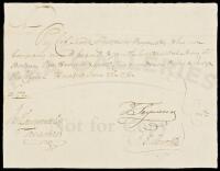 Manuscript Document Signed, June 22nd 1776