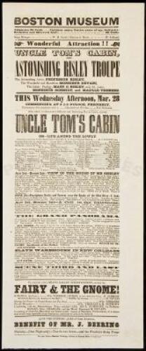 Massive archive of over 300 theatrical broadsides from the Boston Museum