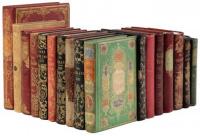 Large collection of books with chromolithographs