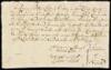 Manuscript Document warning one Benjamin Pettis to leave the town of Norwich