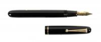 Black Lacquer Fountain Pen, Lever-Filler, Pilot Falcon Nib