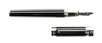 Black Lacquer and Platinum-Plated 18K White Gold Limited Edition Fountain Pen Watch
