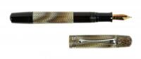 No. 100N Fountain Pen, Green Lizard Pattern