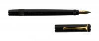 No. 17 1/2 Black Hard Rubber Safety Fountain Pen