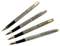 Parker 75: Lot of Four Fountain Pens