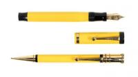 Duofold Senior Mandarin Yellow Fountain Pen and Propelling Pencil, Excellent Condition, in Original Box