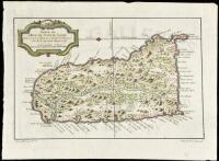 Carte de l'Isle de Sainte Lucie, pour Servir a l'Histoire Generale des Voyages...