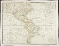 Carte d'Am&eacute;rique, Dress&eacute;e pour Instruction, Par Guil. Delisle et Phil. Buache, Premiers Geographes de l'Academie des Sciences. Nouvellement Revue, Augment&eacute;e et Assujetie aux Nles. Observations Astronomiques de Mrs. de l'Academie des Sciences. Par Dezauche
