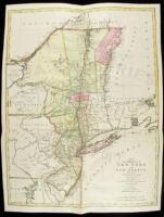 A Map of the Provinces of New-York and New-Jersey, with a Part of Pennsylvania and the Province of Quebec. From the Topographical Observations of C.J. Sauthier