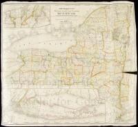 Rand, McNally & Co.'s New Railroad, County and Township Map of New York Showing Every Railroad Station and Post Office in the State