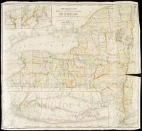 Rand, McNally & Co.'s New Railroad, County and Township Map of New York Showing Every Railroad Station and Post Office in the State