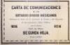 Carta De Comunicaciones De Los Estados Unidos Mexicanos Formada de orden de la Secretaria de Estado y del Despacho de Comunicaciones y Obras Publicas, por el Coronel Bodo von Glumer... Primera Hoja [and] Segunda Hoja - 6
