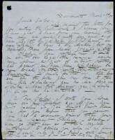 Autograph Letter Signed by Rumualdo Pacheco, regarding politics and other matters