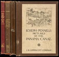 Four volumes on Joseph Pennell's lithographs, drawings and etchings