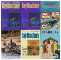 Six signed volumes by Ray Bradbury