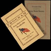 Two Programs for Army Relief Society Vaudeville Benefits in the Philippines