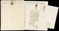 Four pieces of ephemera relating to the 1909 Portola Festival in San Francisco