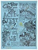 Acid Test poster signed by Ken Kesey and others