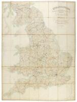 England & Wales, founded upon The Grand Trigonometrical Survey, shewing all the Mail Coach, Turnpike & Rail Roads, the Rivers & navigable Canals, also the Boundaries & Divisions of Counties...