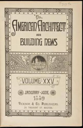 The American Architect and Building News