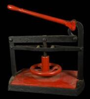 Cast iron nipping or copy press