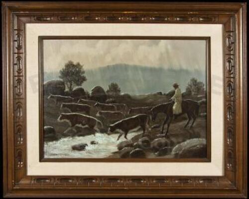 Crossing Over - original oil painting