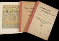 Three portfolios of plates illustrating French design