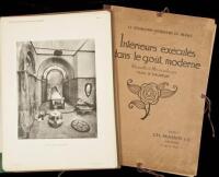 Two photograph portfolios of French interiors