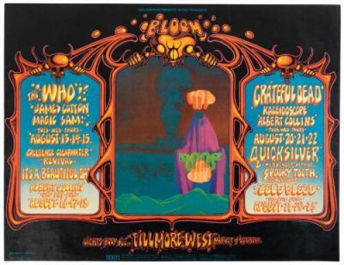 The Who, Grateful Dead, Kaleidoscope, Albert Collins, and others - at the Fillmore West, 1968