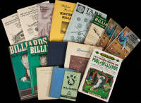 Miscellaneous books and pamphlets on billiards