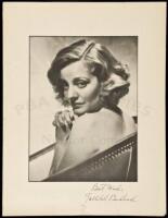 WITHDRAWNSigned photograph of Tallulah Bankhead