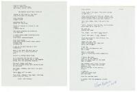 Ma Barker Would Have Loved Me - unpublished typescript poem