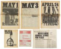 Six pieces of counterculture ephemera